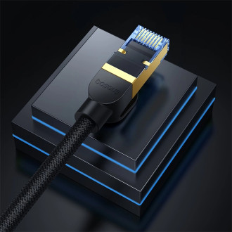 Baseus rychlý internetový kabel RJ45 cat.7 10Gbps 20m opletený černý