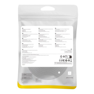 Baseus rychlý internetový kabel RJ45 cat.7 10Gbps 10m opletený černý