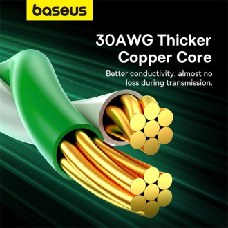 Baseus rychlý síťový kabel RJ-45 cat.8 40Gbps 10m opletený - černý