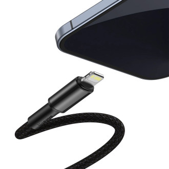 Baseus USB Type C - Lightning kabel rychlé nabíjení Napájení 20 W 2 m černá (CATLGD-A01)