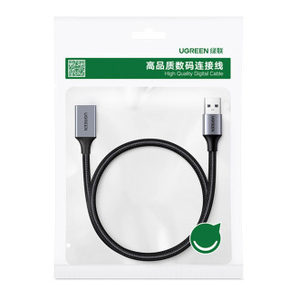 Ugreen adaptér prodlužovacího kabelu USB (samec) - USB (samice) 3.0 5 Gb/s 1 m šedý (US115)