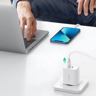 Ugreen charger 2x USB Type C 40W Power Delivery white (10343)