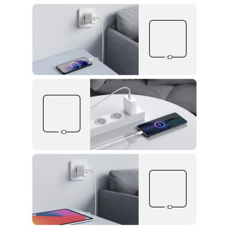 Ugreen charger 2x USB Type C 40W Power Delivery white (10343)