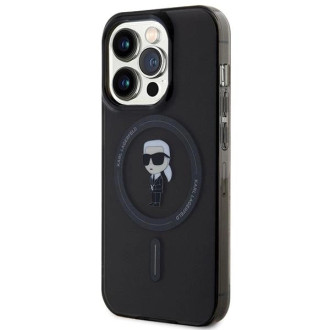 Karl Lagerfeld IML Ikonik MagSafe pouzdro pro iPhone 15 Pro - černé