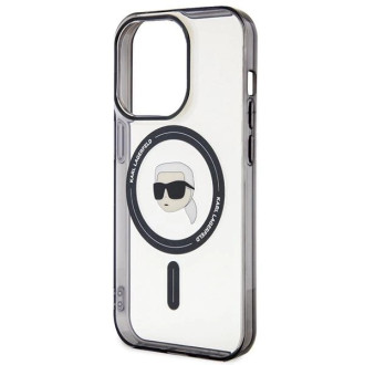 Pouzdro Karl Lagerfeld KLHMP15LHKHNOTK pro iPhone 15 Pro - průhledné
