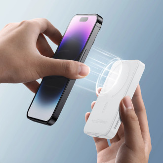 Baseus mini power banka 5000mAh 20W + USB-C kabel (20V/3A) - bílá
