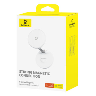Baseus MagPro skládací magnetický držák na telefon - bílý