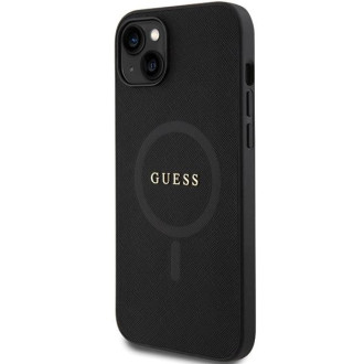 Guess GUHMP15MPSAHMCK iPhone 15 Plus 6,7&quot; černo/černé pevné pouzdro Saffiano MagSafe