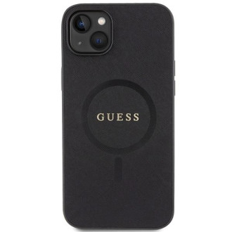 Guess GUHMP15MPSAHMCK iPhone 15 Plus 6,7&quot; černo/černé pevné pouzdro Saffiano MagSafe
