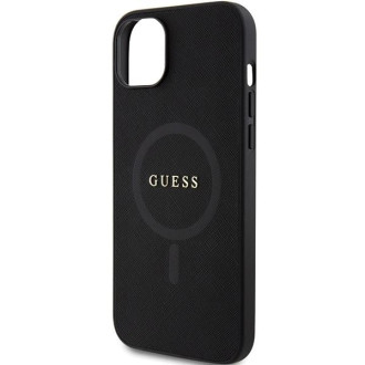 Guess GUHMP15MPSAHMCK iPhone 15 Plus 6,7&quot; černo/černé pevné pouzdro Saffiano MagSafe