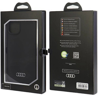 Audi silikonové pouzdro pro iPhone 15 Plus - černé