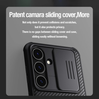 Pancéřové pouzdro Nillkin CamShield Pro s krytem fotoaparátu pro Samsung Galaxy S24 - černé