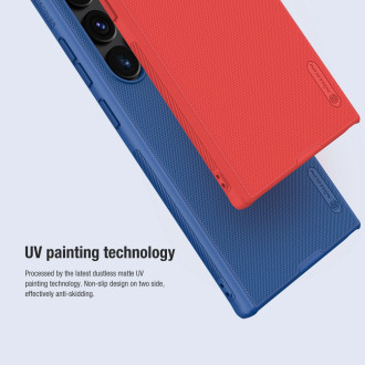 Pancéřové pouzdro Nillkin Super Frosted Shield Pro pro Samsung Galaxy S24 Ultra - modré