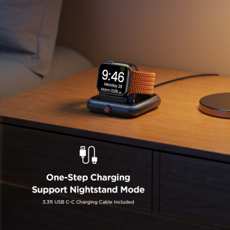 Bezdrátová nabíječka Joyroom JR-WQW03 pro chytré hodinky Apple Watch - černá