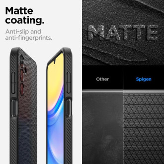 Pouzdro Spigen Liquid Air pro Samsung Galaxy A15 4G / 5G - matné černé