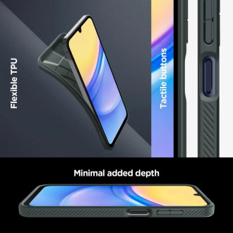 Pouzdro Spigen Liquid Air pro Samsung Galaxy A15 4G / 5G - tmavě zelené