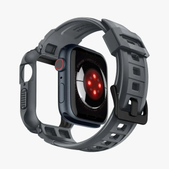 Pouzdro Spigen Rugged Armor Pro pro Apple Watch 4 / 5 / 6 / 7 / 8 / 9 / SE (44 / 45 mm) – tmavě šedé