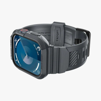 Pouzdro Spigen Rugged Armor Pro pro Apple Watch 4 / 5 / 6 / 7 / 8 / 9 / SE (44 / 45 mm) – tmavě šedé