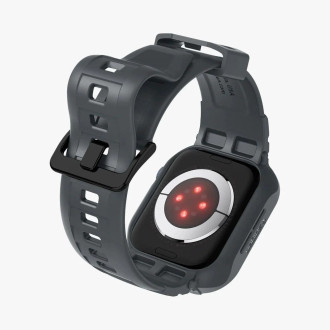 Pouzdro Spigen Rugged Armor Pro pro Apple Watch 4 / 5 / 6 / 7 / 8 / 9 / SE (44 / 45 mm) – tmavě šedé