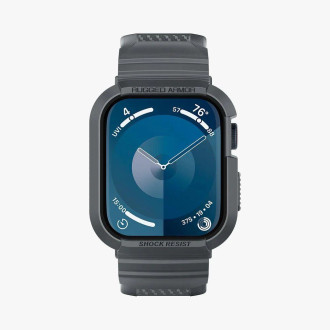 Pouzdro Spigen Rugged Armor Pro pro Apple Watch 4 / 5 / 6 / 7 / 8 / 9 / SE (44 / 45 mm) – tmavě šedé