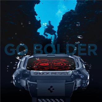 Pouzdro Spigen Rugged Armor Pro pro Apple Watch Ultra 1 / 2 (49 mm) - tmavě modrá