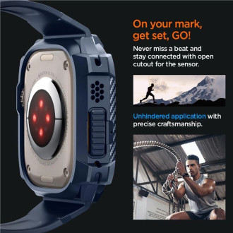 Pouzdro Spigen Rugged Armor Pro pro Apple Watch Ultra 1 / 2 (49 mm) - tmavě modrá