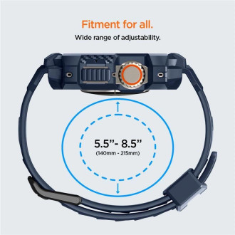 Pouzdro Spigen Rugged Armor Pro pro Apple Watch Ultra 1 / 2 (49 mm) - tmavě modrá