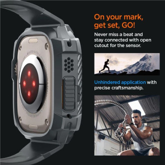 Pouzdro Spigen Rugged Armor Pro pro Apple Watch Ultra 1/2 (49 mm) – tmavě šedé