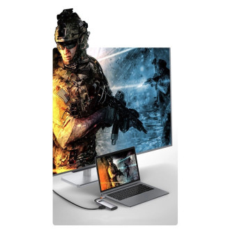 Baseus Metal Gleam Series 5-in-1 Multifunctional HUB USB Type C - USB Type C Power Delivery 100 W / HDMI 4K 30 Hz / 3x USB 3.2 Gen 1 (CAHUB-CX0G)