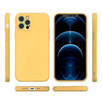 Wozinsky Color Case silikonový pružný odolný kryt iPhone 12 Pro černý