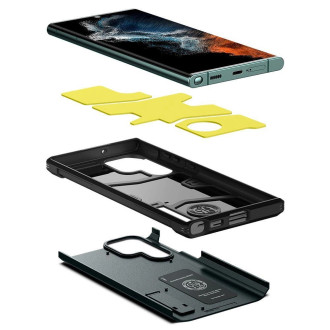 Spigen TOUGH ARMOR GALAXY S22 ULTRA ABYSS ZELENÁ