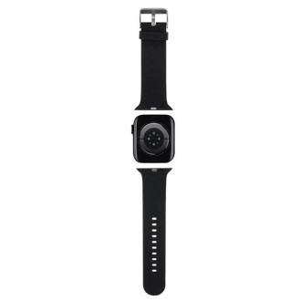 Karl Lagerfeld 3D gumový pásek na hlavu pro Apple Watch 38/40/41 mm – černý