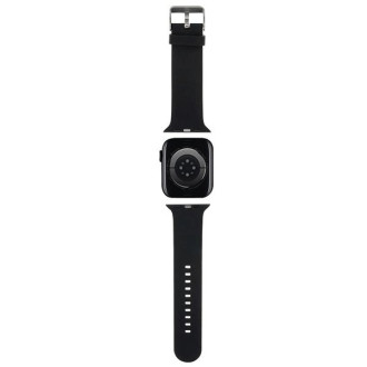 Karl Lagerfeld 3D Rubber Karl Head pásek pro Apple Watch 38/40/41mm - černý