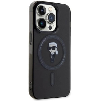 Karl Lagerfeld IML Ikonik MagSafe pouzdro pro iPhone 14 Pro Max - černé