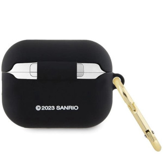 Hello Kitty silikonové 3D Kitty pouzdro na hlavu pro AirPods Pro 2 (2022/2023) – černé