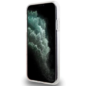 Pouzdro Hello Kitty IML Gradient Electrop Crowded Kitty na hlavu pro iPhone 11 / Xr – růžové