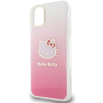 Pouzdro na hlavu Hello Kitty IML Gradient Electrop Kitty pro iPhone 11 / Xr - růžové