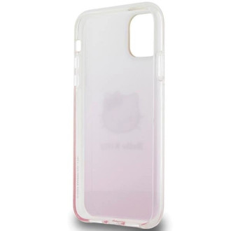 Pouzdro na hlavu Hello Kitty IML Gradient Electrop Kitty pro iPhone 11 / Xr - růžové