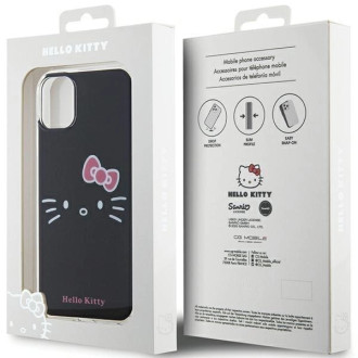 Pouzdro Hello Kitty IML Kitty Face pro iPhone 11 / Xr - černé