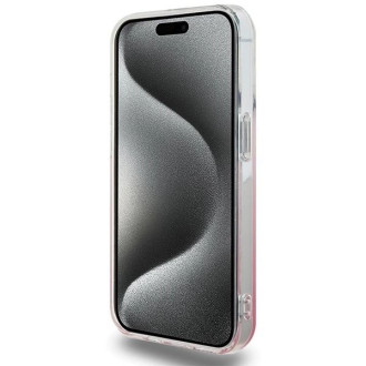 Pouzdro Hello Kitty IML Gradient Electrop Kitty Head pro iPhone 13 Pro / 13 - růžové