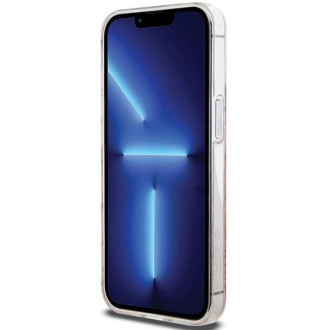 Pouzdro Hello Kitty IML Gradient Electrop Crowded Kitty na hlavu pro iPhone 14 Pro – růžové