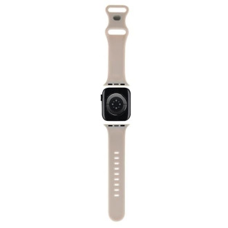 Hello Kitty silikonový Kitty řemínek na hlavu pro Apple Watch 38/40/41mm - béžový