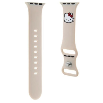 Hello Kitty silikonový Kitty řemínek na hlavu pro Apple Watch 38/40/41mm - béžový
