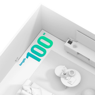 Ugreen NW116 síťový konektor RJ45 - bílý