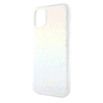 Guess IML Faceted Mirror Disco Iridescent pouzdro pro iPhone 11 / Xr - vícebarevné