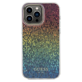 Guess IML Faceted Mirror Disco Iridescent pouzdro pro iPhone 13 Pro / 13 - vícebarevné