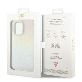 Guess IML Faceted Mirror Disco Iridescent pouzdro pro iPhone 13 Pro Max - vícebarevné