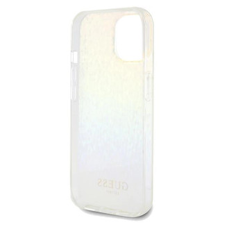 Guess IML Faceted Mirror Disco Iridescent pouzdro pro iPhone 14 / 15 / 13 - vícebarevné