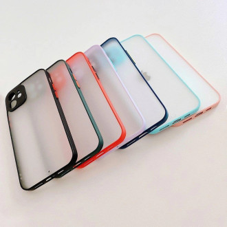 Milky Case silicone flexible translucent case for Samsung Galaxy A22 4G blue