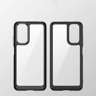 Outer Space Case Cover for Xiaomi Redmi Note 11 Hard Cover with Gel Frame Red